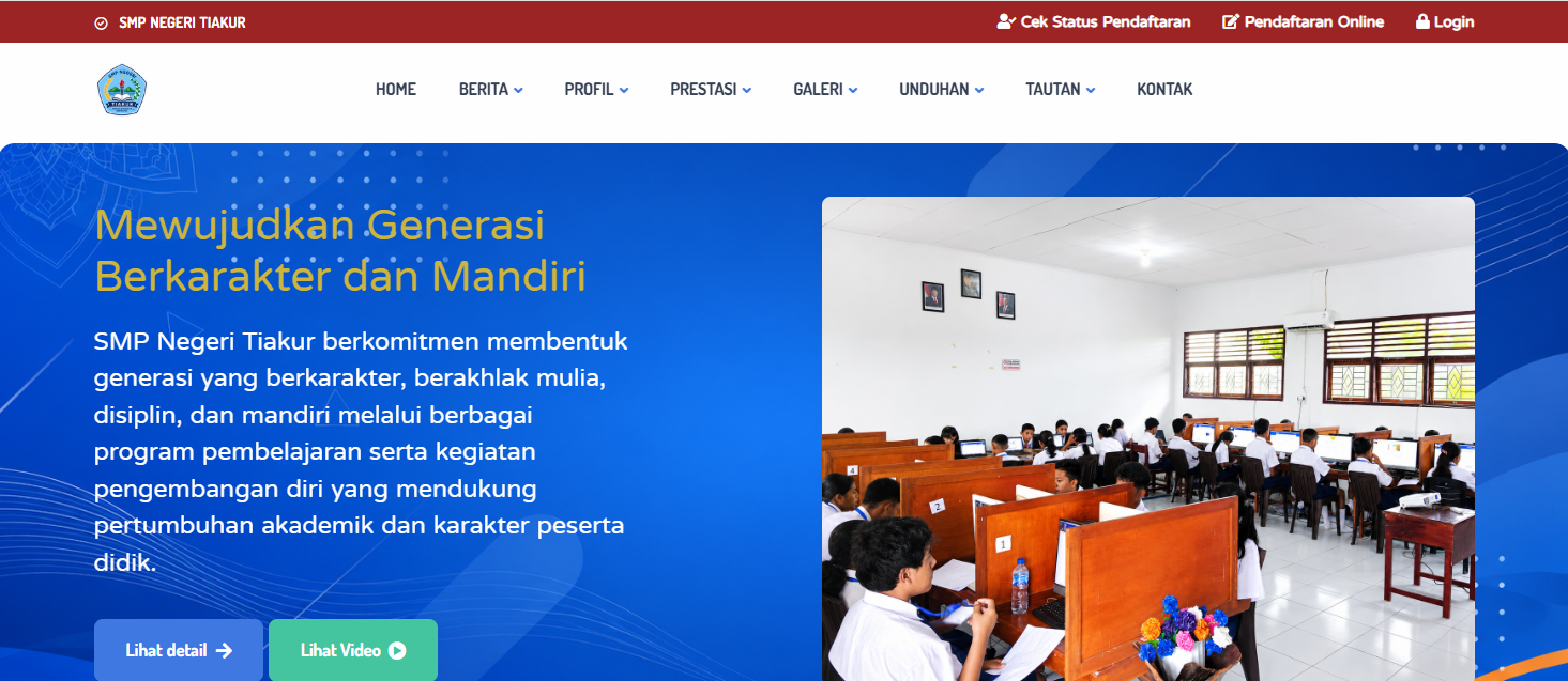 Website Resmi SMP Negeri Tiakur Resmi Diluncurkan, Hadirkan Informasi Sekolah yang Lebih Modern dan Terintegrasi